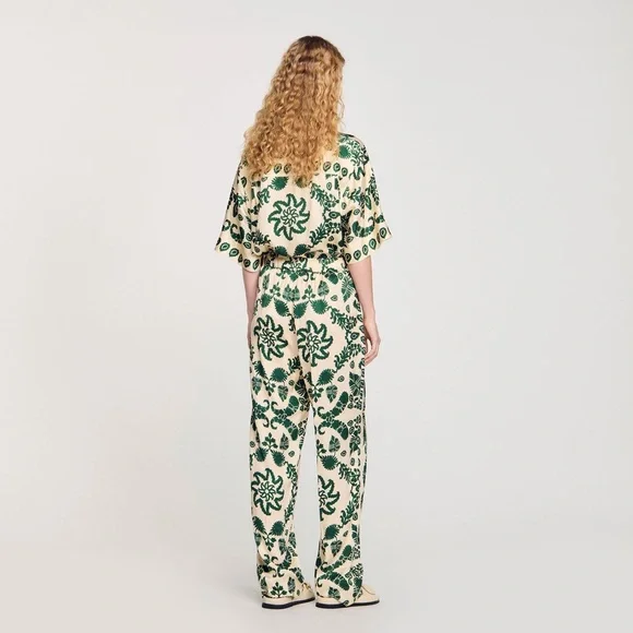 NWOT Sandro Cavalaire Trousers w/ small, faint mark on back - Picture 5 of 12